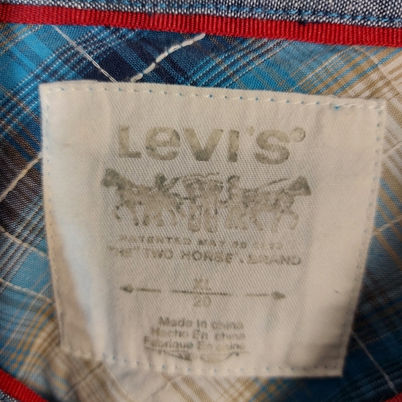 LEVI'S size XL(20) shirts Long sleeves - Picture 7 of 10